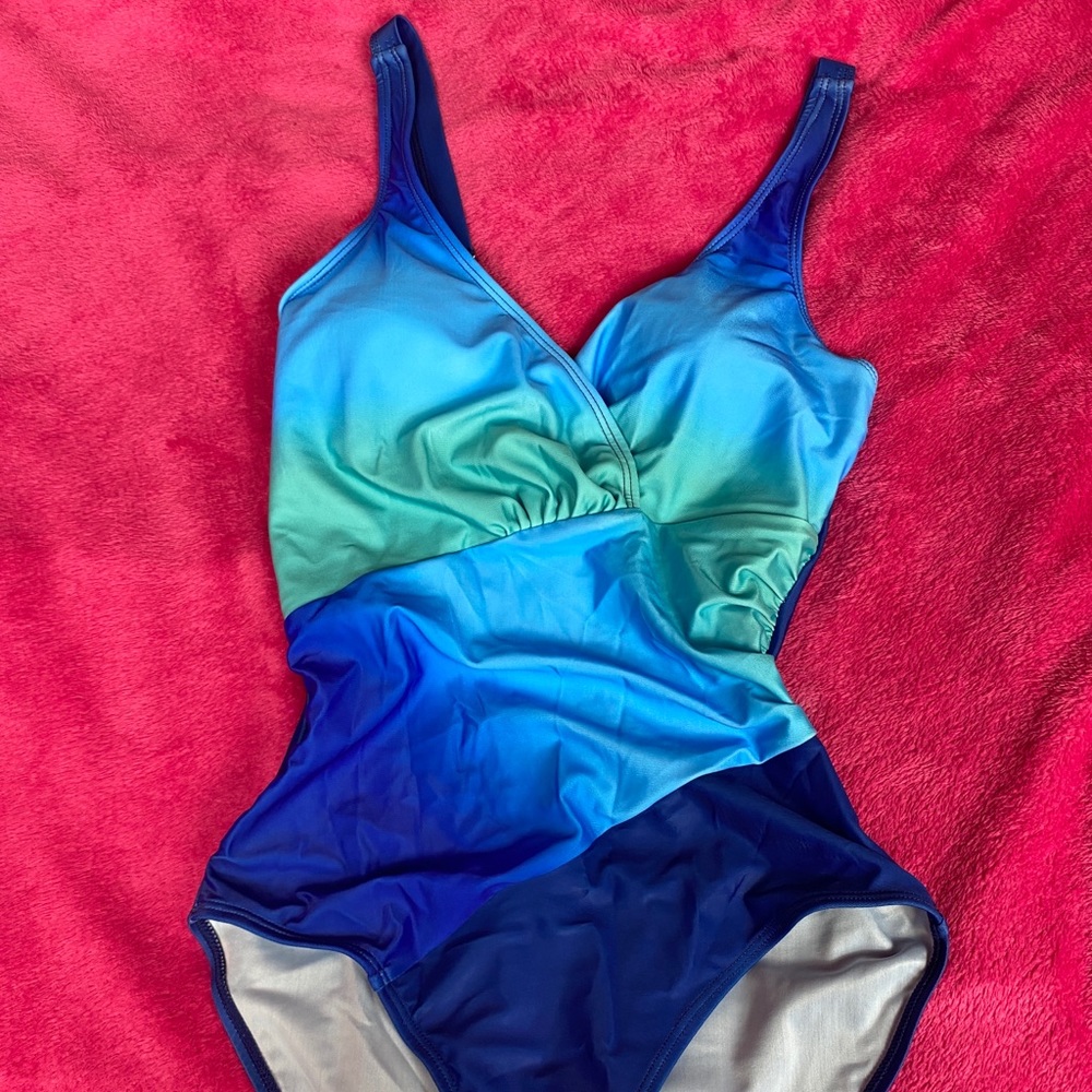 One piece ombré swimsuit